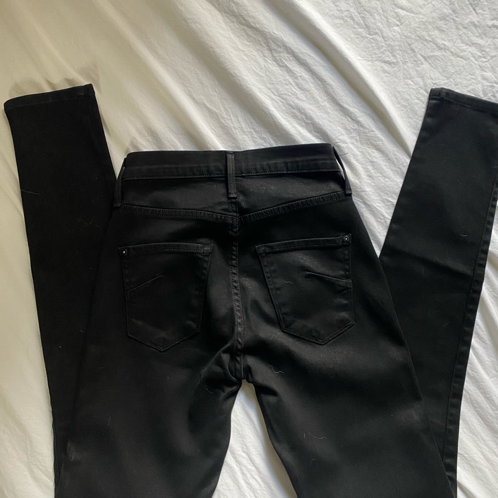 James Jeans high rise black coated jeans - Picture 3 of 3
